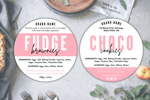 Elevate Your Cottage Food Business with the Canva Cottage Law Label Template