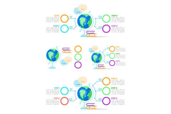 Elevate Your Instructional Materials with the Class Learning Infographic Element Set