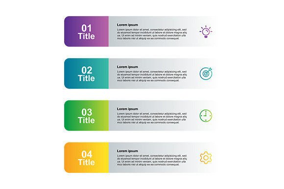 Modern Infographic Label Business Assets