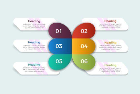 The Power of Visual Planning: Your Guide to the 6 Steps Vector Infographic