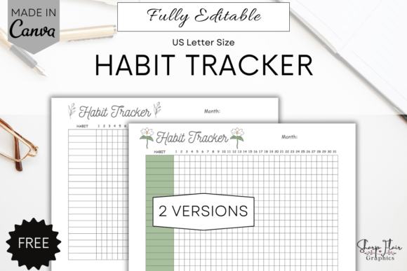 The Strategic Power of Your Habit Tracker Editable Canva Template