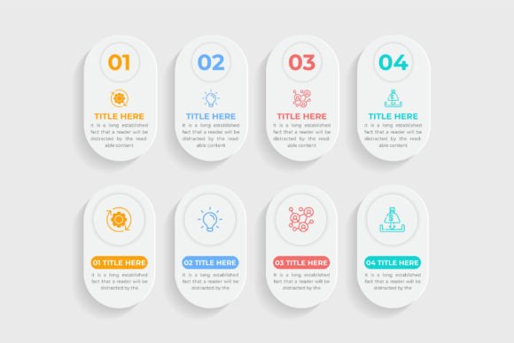 Visualizing Progress: The Power of Modern Workflow Info Graph Chart Vector